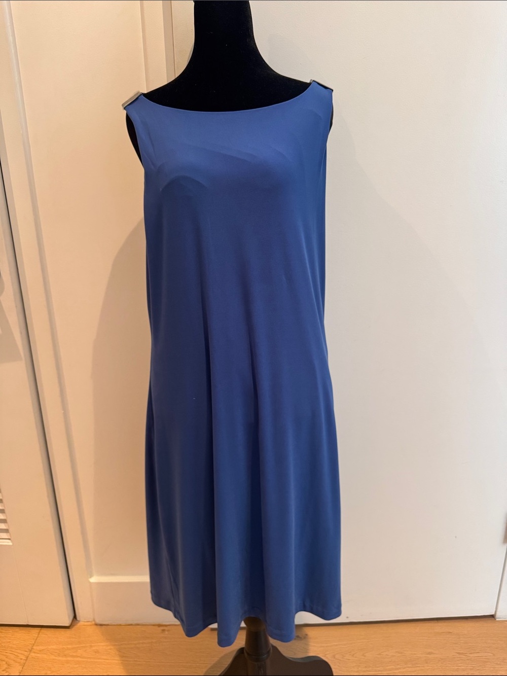 White House Black Market Sleeveless Royal Blue Midi Dress